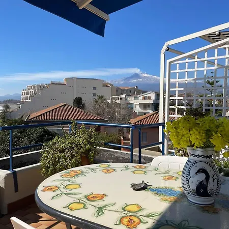 The Seaside Serenity Terrace Apartament Giardini-Naxos